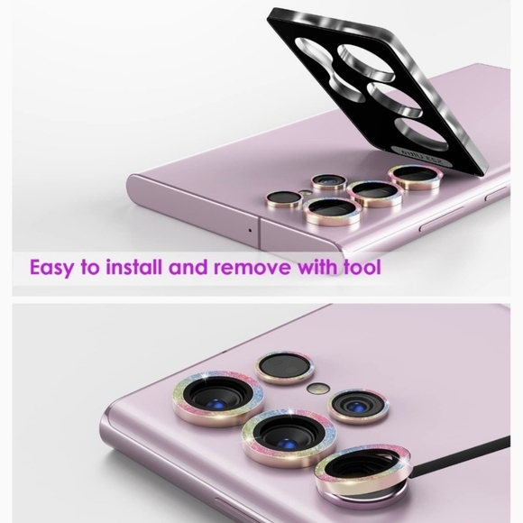 Camera lens protector for Galaxy S23 Galaxy S23+ Galaxy S23 Ultra lens protector - Picture 3 of 5